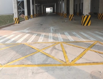 宜春宜春厂区道路标线施工