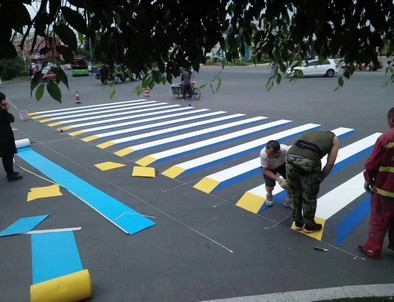 宜春宜春彩色路面标线施工